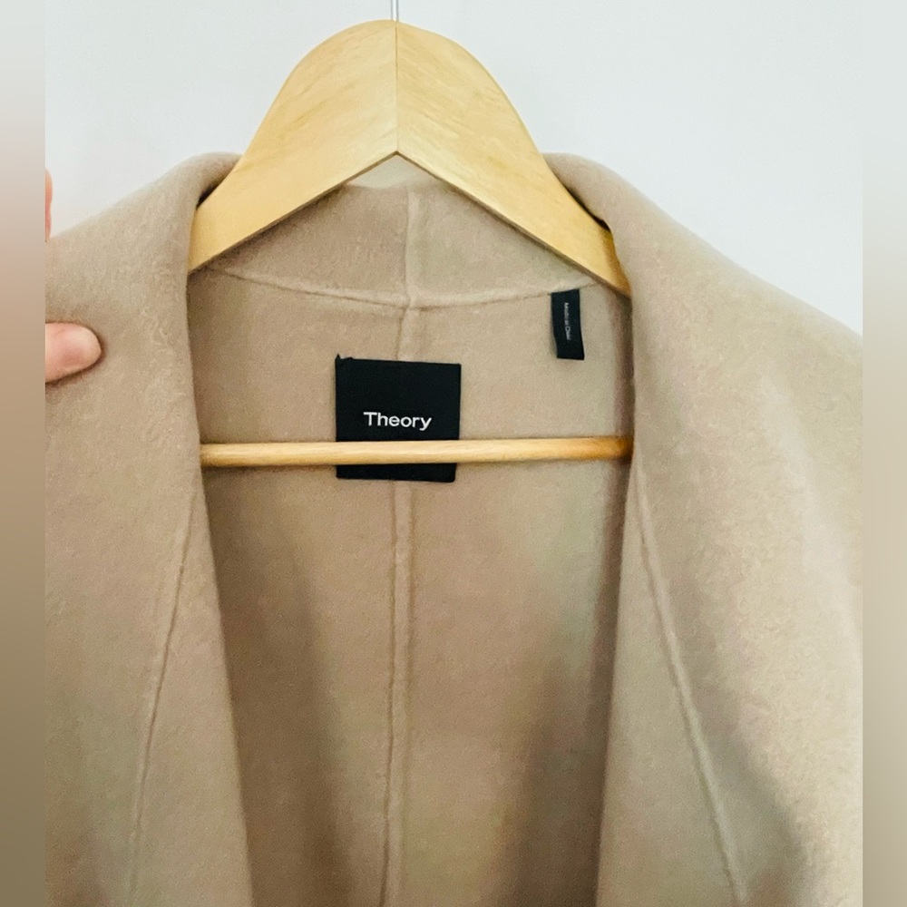Theory wool wrap coat - Picture 4 of 6